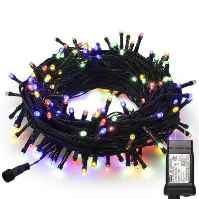 China String Outdoor Price Ramadan Light Holiday Lighting Best 100LED 39.3ft Green Line LED Wall Garden Patio String Light for sale