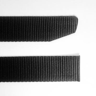 China High Tenacity Safety Seat Belt BLACK Nylon Webbing 20/25/32/38/50mm Gurtband for sale