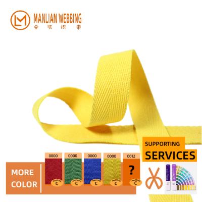 China Herringbone Sharpening Herringbone Belt Rolls Low Moq Tenacity Tape Multi Color Cotton Webbing Straps Viable for sale