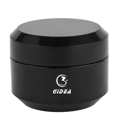 China Skin Care 5g Cream Matte Black Cosmetic Plastic Jar for sale