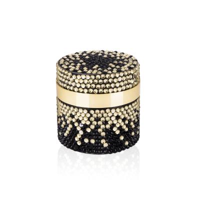 China 30g 50g 100g Cosmetic Luxury Plastic Empty Cosmetics Cream Jar With Diamond for sale