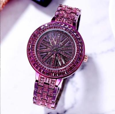 Chine Women Diamond Watch Starry Luxury Water Resistant Bracelet Set Ladies Stainless Steel Band Quartz Casual Ladies Watches à vendre