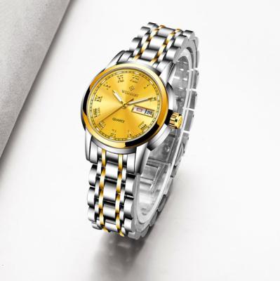 Chine Fashion new brand new fashion women's automatic date luxury mesh belt quartz steel watch for watches ladies fashion leather belt à vendre