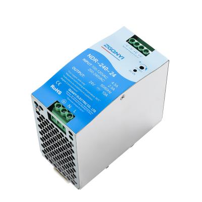 China NDR-240-24 NDR Din Rail Series SMPS Power Supply AC Changeover DC for 3D CCTV Printer LED Light and Camera NDR-240-24 for sale