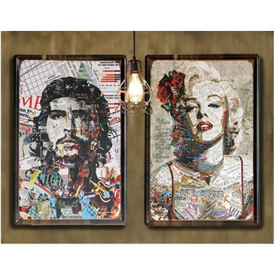 China Metal 40 By 60 Cm Vintage Home Room Antique Wall Art Decor Picture Frame for sale