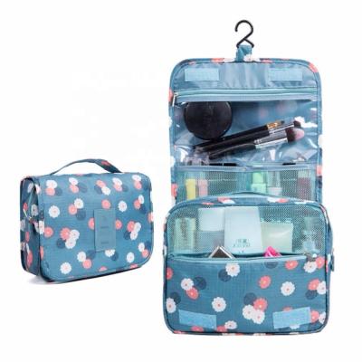 China Lady's Storage Case Bag Hanging Ziplock Travel Carry Portable Waterproof Cosmetic Makeup Organizer for sale