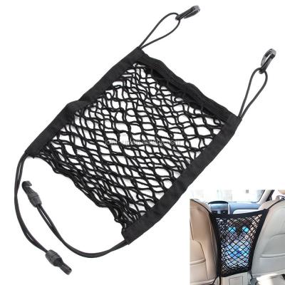 China Oxyford Cloth Car Truck Vehicle Auto Armrest Seat Hanging Mesh Net Hook Pouch Holder Storage Organizer for sale