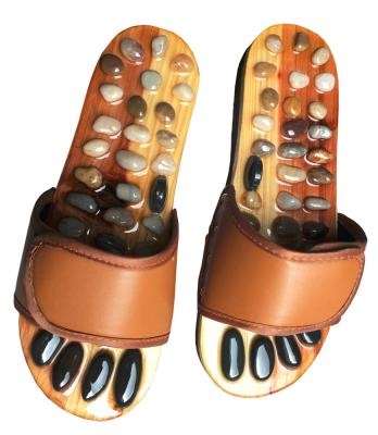 China The Ten of Flip Flops Men Foot Plantar Massage Shoes Sandals Slipper for sale