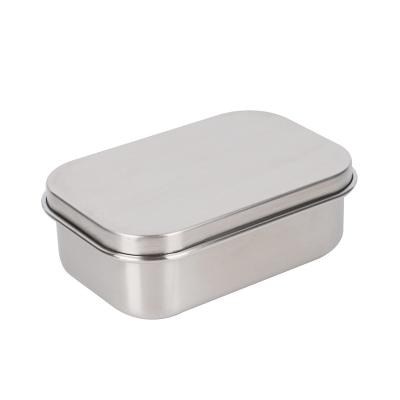 China Outdoor Portable Food Sample Viable Dried Fruit Box Supplement Baby Food Stainless Steel Snack Box for sale