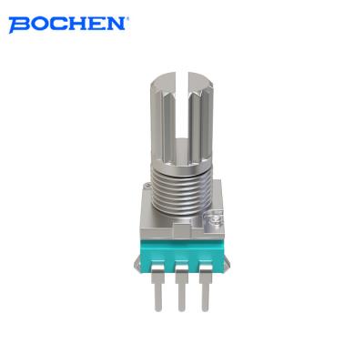 China 097NB Single Turn Industrial Rotary Potentiometers Carbon Film With Knurled Shaft for sale