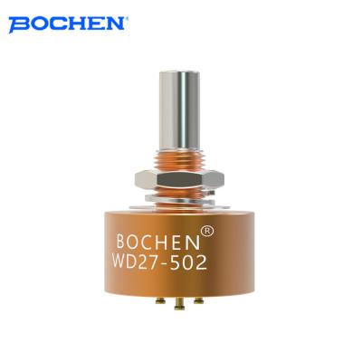 China 357 Leitendes Kunststoffpotentiometer WD27 23mm 1W KΩ bis 50 KΩ Toleranz 20% Lin 2% zu verkaufen