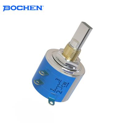 China Precision 10k Wire Wound Potentiometer Multi Turn Pot WXD10 2w 10k Ohm 10 Turn for sale