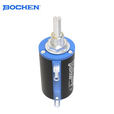 China 16mm Shaft Multiturn Wirewound Precision Potentiometer WXD3-13 2w 10k for sale