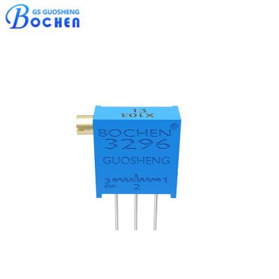 China 3296X 0.5W Multiturn Cermet Trimmer Potentiometer Trimpot Side Adjustment for sale