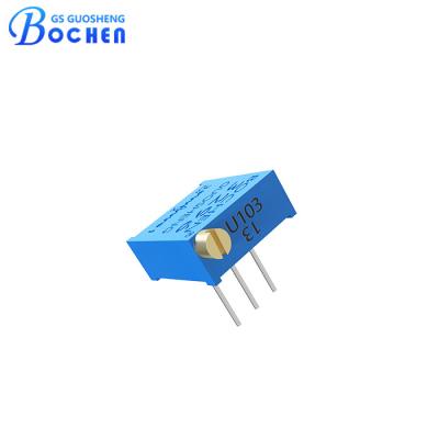 China 102 103 104 203 501 502 503 Trimmer Potentiometer Multi Turn 3296U 100 Ohm Trim Pot for sale