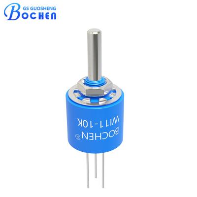 China 1w Round Cermet 10k Trim Pot SMD Trimmer Potentiometer 10 Ohms To 5 Megohms for sale