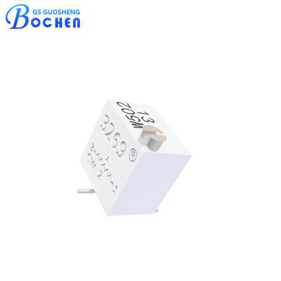 China 3269 Series 0.25w 10k 20k 50k Ohms trimpot cermet Trimmer Potentiometer for sale