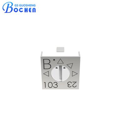 Chine 3314J 10k Ohm 4mm à tour unique Carré Potentiomètre de découpage Cermet à vendre