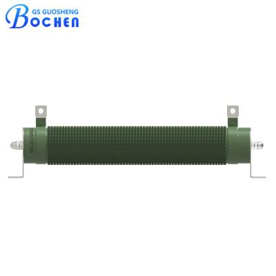 China Adjustable Power Corrugated Resistance Wirewound Resistor With Brackets RXG20 for sale