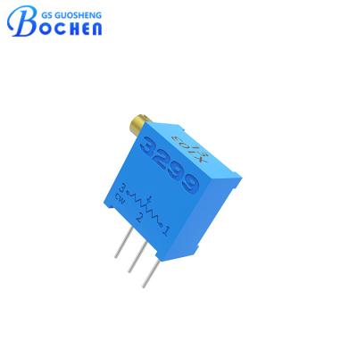 China 10k Ohm Variable Resistor Potentiometer Multiturn Cermet Trimmer 3299X-1-103LF for sale