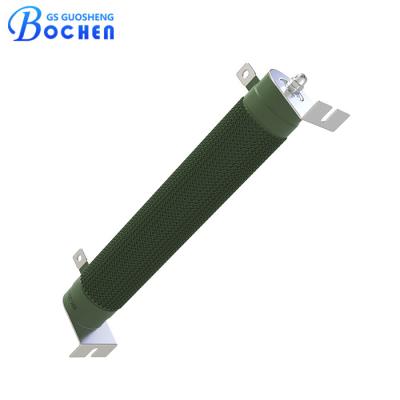 China 50w-2500w 100 Ohm Brakinng Variable Wire Wound Resistor Flameproof Tubular Ceramic Core for sale