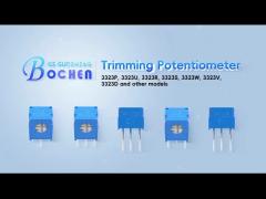 3323 Series 0.5W 1k 2k 5k 10k 20k 50k ohms Single Turn Cermet Trimmer Potentiometer