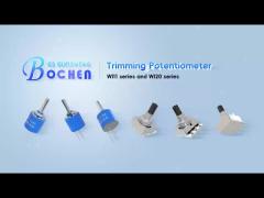 1k 2k 5k 10k 50k 100k Cermet Trimmer Precision Potentiometer WI11-3 1/2“ Round