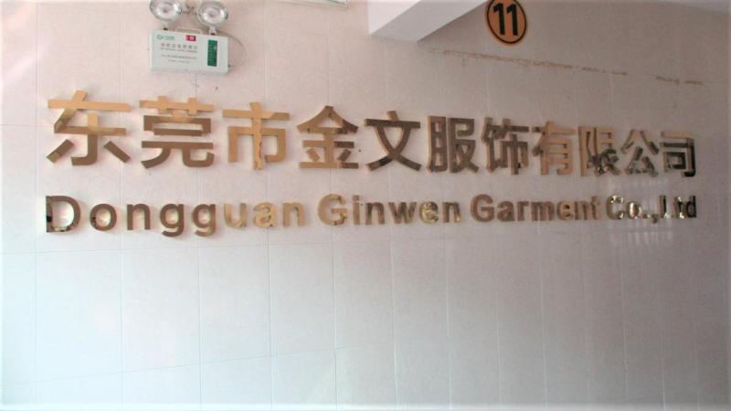 Verified China supplier - Dongguan Ginwen Garment Co., Ltd.