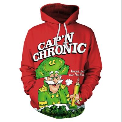 China Fashion pullover 3d cartoon image printing designer cotton polyester women hoodie viable sweatshirts for sale