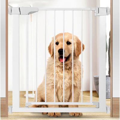 China Wholesale Metal+Abs Dog Metal Door Fence Part Viable Barrier Gate For Dog for sale