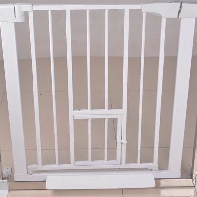 China Automatic Narrow Pet Child Extra Height Safe Folding Protective Pet Step Pet Door Child Safety Railing Dog Easy Gate for sale