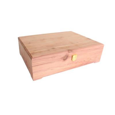 China Handmade Customized Natural Bamboo and Wooden Rectangle Wooden Boxes for Tea with 8 Compartments for sale