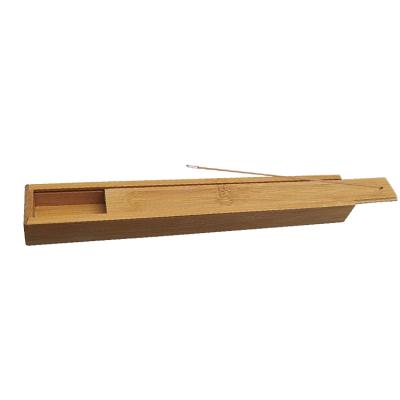 China Chinese New Product Custom Wood Incense Opener Wooden Censer Box With Slide Top for sale