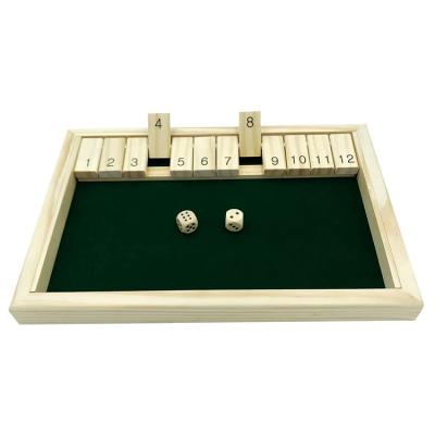 China Handmade High Quality Classroom Items Family Bar Wooden Racing Board Game for sale