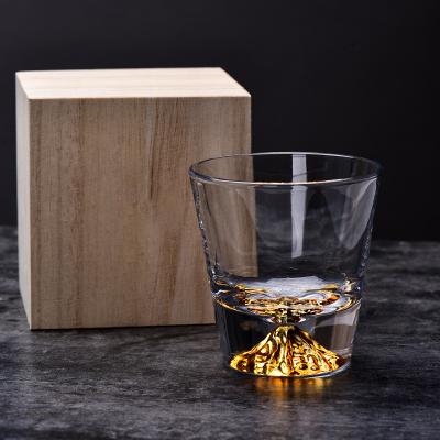 China Hot Heat Resistant Set Europe Amazon Japan Vaso De Cristal Mount Fuji Crystal Glass Whiskey Glass Europe 2021 Selling Gift for sale