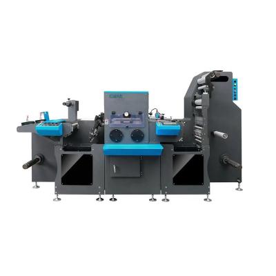 China HONTEC FD-350 Roll Flexo Printing Machine Post-press Equipment Label Die-Cutting Machine with Positive and Negative Flexographic Printing for sale