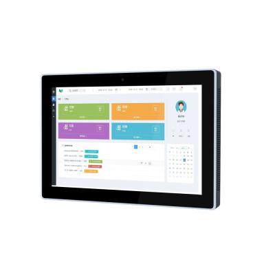 China Conference Meeting Room Touch Screen Android Tablet Poe Wall Mount 10 Inch Meeting Room Android Tablet With Led Light Bar And Camera for sale