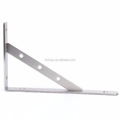 China Right Angle Bracket Stainless Steel Triangle Support Iron Frame Wall Shelf Bracket for sale