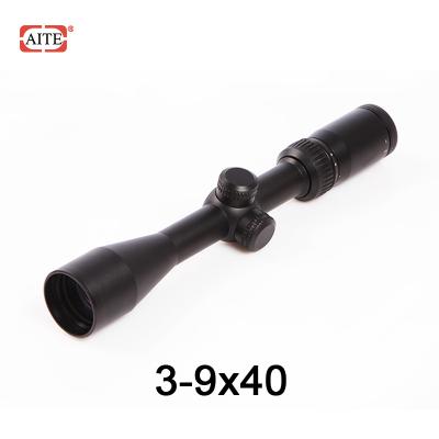 China Military Grade Alloy 3-9x40mm Rifle Scope 25.4mm Aluminum Tube Hunting OEM Metal Rilflescope for sale