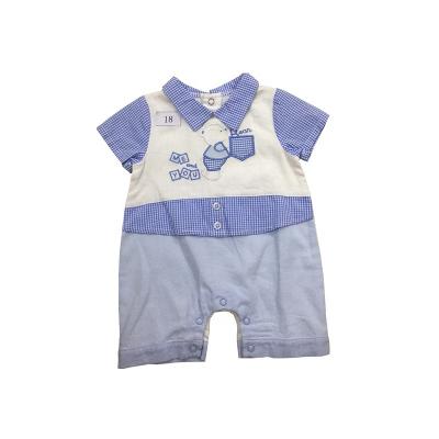 China Comfortable  Breathble Wholesale Baby Summer Clothes Sleeveless Bodysuit Rompers New Born Cute Cartoon Baby Clothes for sale