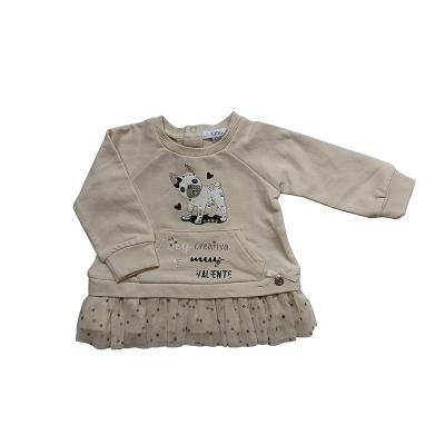 China Anti-wrinkle Fashion Baby Outique Clothing Children Kid Little Girl Knitted Skirt Sweaters Dress for sale