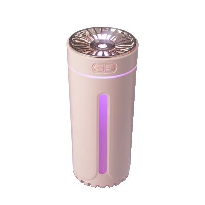 China Mini Portable Ultrasonic Humidifiers Colorful Car Night Light USB Air Humidifer Diffuser Mist Maker Car Diffuser for sale