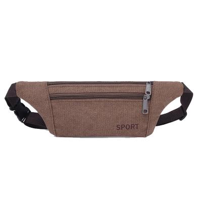 China Cheap Promotional Odorless Waist Bag Bag Unisex Canvas Water Proof Canvas Phone Bag For Running for sale