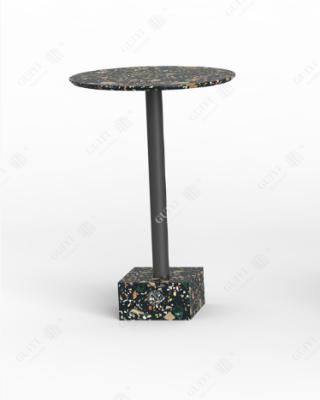 China Creative artificial stone terrazzo table tops modern terrazzo furniture table cement base for sale