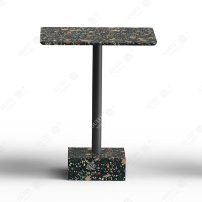 China Design modern square coffee table furniture terrazzo table artificial stone for sale