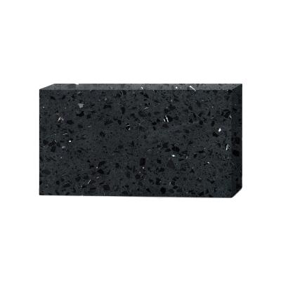 China GUIYI Modern Wholesales Black Terrazzo Panel Customized Size Low Cement Furniture Design Terrazzo For Home Decoration for sale