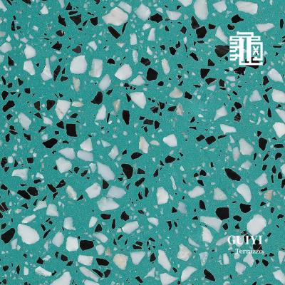 China GUIYI Stone Modern High Quality Artificial Color Terrazzo Slab Decoration Customized Furniture / Board Cement / Terrazzo Design for sale