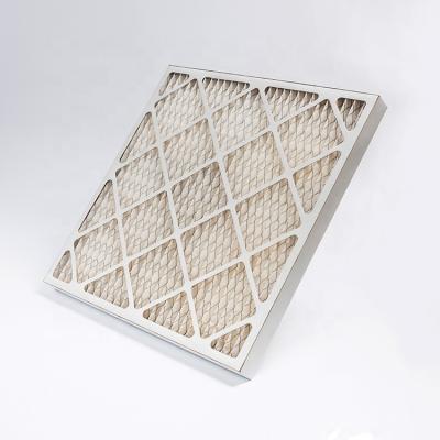 China Industrial Factory Efficiency Pre Filters Panel Air Filter MERV 8 Pleated for sale