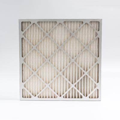 China Air filter panel filter cleanroom ac air conditioner pre pleat panel filter for sale