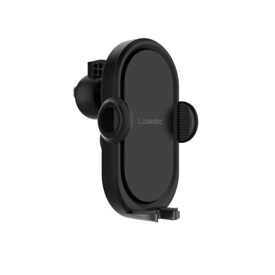 China MOBILE PHONE Car Air Vent Mount Mobile Phone Holder Qi Fast Wireless Charger Auto Lock By Gravity for sale